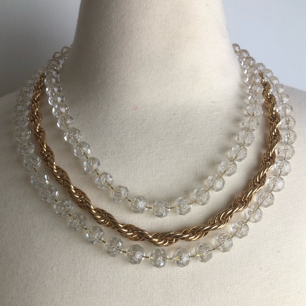 Vintage 3-strand Sarah Cov necklace